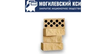 Кирпич силикатный с колотой поверхностью прямой желтый СУЛПуКОб 250х90х88 Могилевский КСИ
